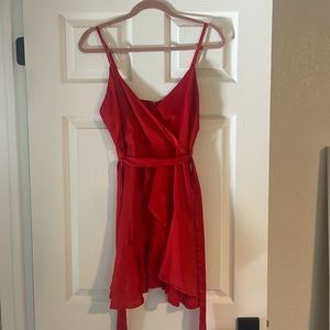 White Fox Boutique Roxana red mini dress